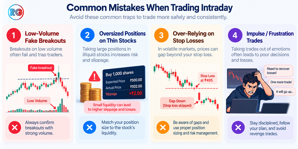 Common Mistakes When Trading Intraday